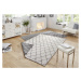 Kusový koberec Twin-Wendeteppiche 103118 grau creme – na ven i na doma - 80x350 cm NORTHRUGS - H