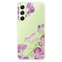 Odolné silikónové puzdro iSaprio - Purple Orchid - Samsung Galaxy A54 5G