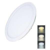 Solight LED mini panel CCT, podhľadový, 18W, 1530lm, 3000K, 4000K, 6000K, okrúhly