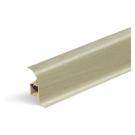Lišta soklová Naturel dub Canyon , PVC dĺžka 250 cm, výška hrany 56 mm, NATNGF077