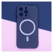 Silikónové puzdro na Apple iPhone 12 Pro Silicon MagSafe modré