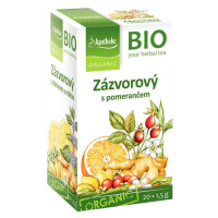 APOTHEKE BIO Zázvorový čaj s pomarančom 20 x 1.5 g