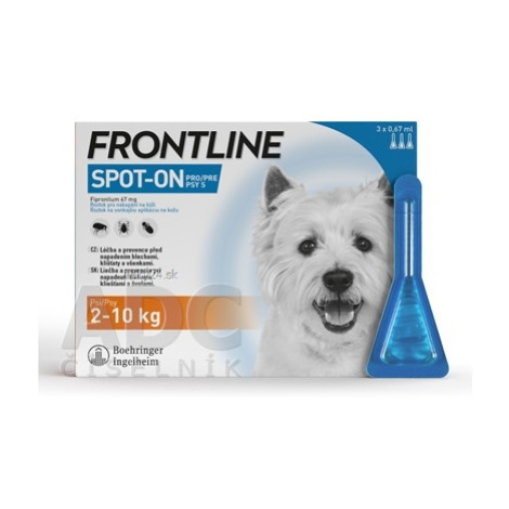 FRONTLINE SPOT-ON PRE PSY S 3X0,67 ML