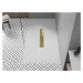 MEXEN/S - Toro obdĺžniková sprchová vanička SMC 170 x 90, biela, mriežka zlatá 43109017-G
