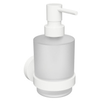 X-ROUND WHITE dávkovač mydla MINI, mliečne sklo, 200ml, biela XR103W