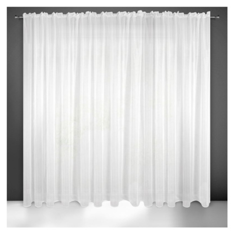 Biela záclona LUCY na páske 200 x 270 cm Eurofirany