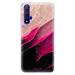 Odolné silikónové puzdro iSaprio - Black and Pink - Huawei Honor 20