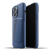 Mujjo kryt Full Leather Wallet Case pre iPhone 13 Pro Max - Monaco Blue