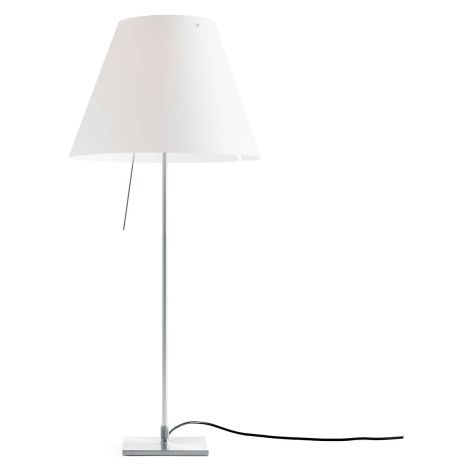 Luceplan Costanza stolová lampa D13if hliník/biela