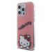 Hello Kitty IML Daydreaming Logo Kryt pre iPhone 15 Pro Max, Ružový