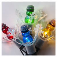Svetelná reťaz Astra LED mini Snehuliak farebná, 20 žiaroviek