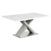 KONDELA Farnel 160 jedálenský stôl biely lesk / betón