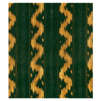 MINDTHEGAP Vintage Ikat topiary green - tapeta