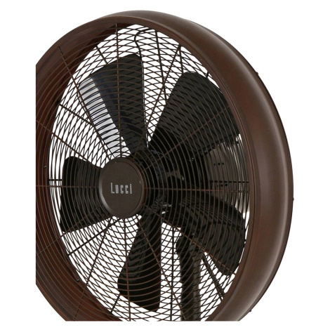 Podstavný ventilátor Beacon Breeze bronzovej farby, okrúhla základňa, tichý BEACON LIGHTING