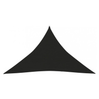 Tieniaca plachta trojuholníková HDPE 3 x 3 x 3 m Dekorhome Čierna,Tieniaca plachta trojuholníkov