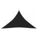 Tieniaca plachta trojuholníková HDPE 3 x 3 x 3 m Dekorhome Čierna,Tieniaca plachta trojuholníkov