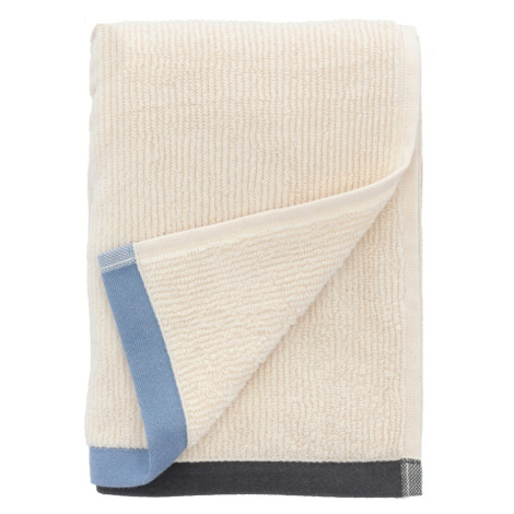Modro-béžový bavlnený uterák 50x100 cm Contrast - Södahl