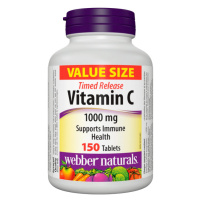 WEBBER NATURALS Vitamín C 1000 mg s postupným uvoľnovaním, 150 tabliet