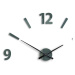 Moderné nástenné hodiny KLAUS GRAY HMCNH061-gray