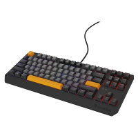 Genesis herná klávesnica THOR 230/TKL/RGB/Outemu Red/Drôtová USB/US layout/Anchor Negative Šedá