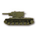 Wargames (WWII) tank 6202 - Soviet Tank KV-2 (1:100)