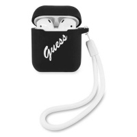 Silikónové Puzdro na Apple Airpods GUACA2LSVSBW Guess Vintage  čierne