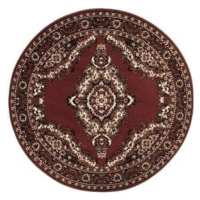 Alfa Carpets Kusový koberec Teheran T-102 brown kruh