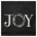 Bavlnený vianočný uterák čierny JOY Šírka: 70 cm | Dĺžka: 140 cm