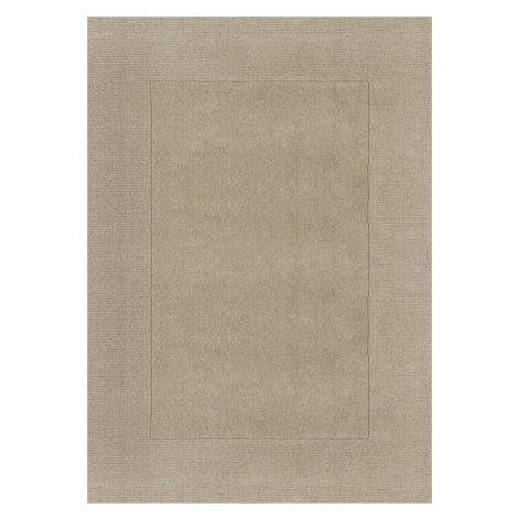 Kusový ručne tkaný koberec Tuscany Textured Wool Border Natural Rozmery kobercov: 120x170