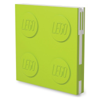 LEGO® Zápisník s gelovým perom ako klipom - svetlo zelený