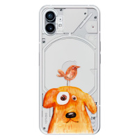Odolné silikónové puzdro iSaprio - Dog And Bird - Nothing Phone (1)