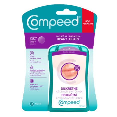 COMPEED Náplasť na opary 1,5 cm x 1,5 cm, 15 ks