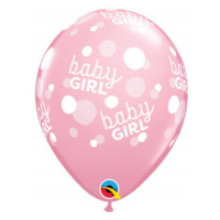 Balóniky latexové Baby girl ružové 6 ks ALBI