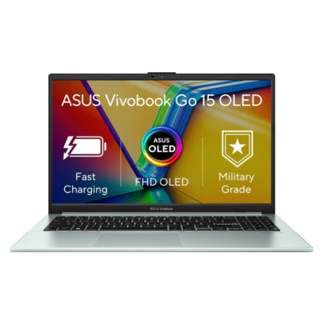 ASUS Vivobook Go 15 OLED (E1504F), sivá