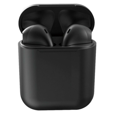 Bluetooth Stereo slúchadlá do uší, v5.0, TWS, nabíjací dok, iNPods 12, matné, čierne