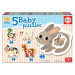 Educa puzzle pre najmenších Baby 5 - Zvieratká so zajačikom 17574
