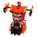 Auto Robot Transformátor 2v1 Pilot R/C diaľkové ovládanie oranžová