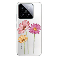 Odolné silikónové puzdro iSaprio - Three Flowers - Xiaomi 14