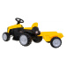 mamido Detský elektrický traktor s prívesom žltý