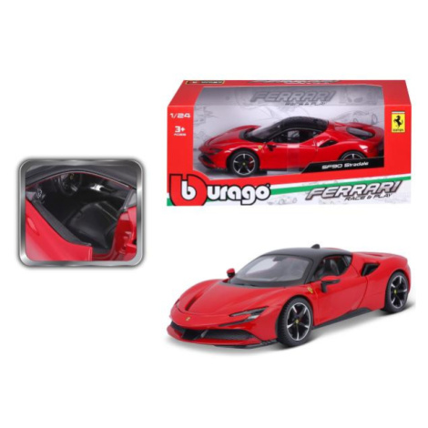 Bburago 1:24 Ferrari  TOP SF90 Stradale red