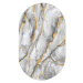 Koberec v sivo-zlatej farbe 80x120 cm - Rizzoli