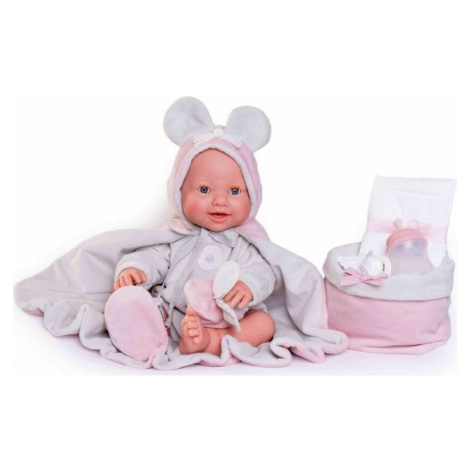 Antonio Juan 50392 Mia žmurkajúca a cikajúca realistická bábika bábätko s celovinylovým telom 42