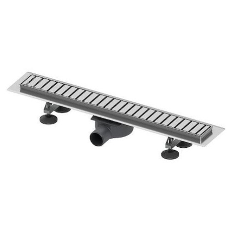 Sprchový žľab Tece Linus 70 cm nerez lesk zebra 15100079