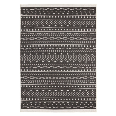 Kusový koberec Twin Supreme 103438 Kuba black creme – na ven i na doma - 80x150 cm NORTHRUGS - H