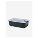 Čierny úložný box na potraviny Mepal EasyClip 1500 ml