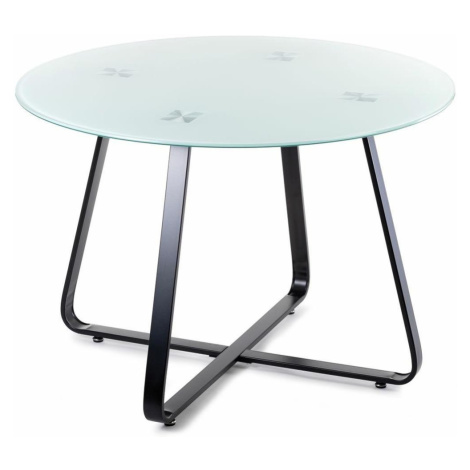 Okrúhly stôl Tika Black 110 cm DekorStyle