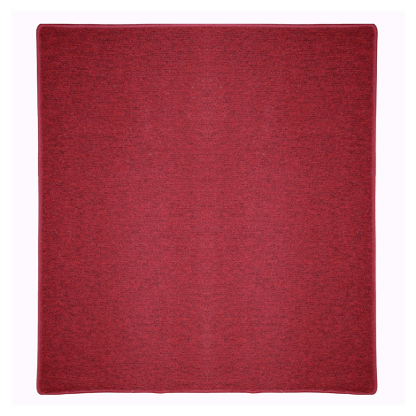 Kusový koberec Astra červená čtverec - 300x300 cm Vopi koberce