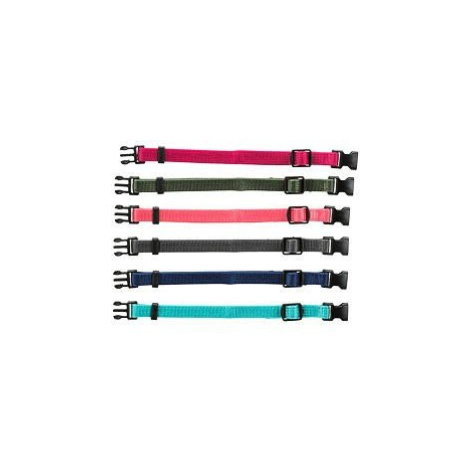 Trixie Junior Set of puppy collars, M–L: 22–35 cm/10 mm, 6 pcs., fuchsia, graphite, ind