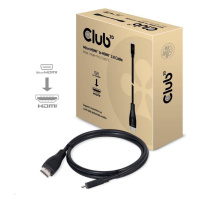 Club3D Micro HDMI na HDMI 2.0 4K60Hz UHD, (M/M), 1m