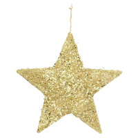 Dekoria Dekorácia Golden Star 30cm, 30 x 1 cm